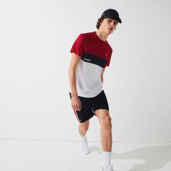 Lacoste SPORT Taffeta Tennis Shorts Pánské - Kraťasy Tmavě Blankyt Blankyt / Červené / Bílé | CZ-2MA